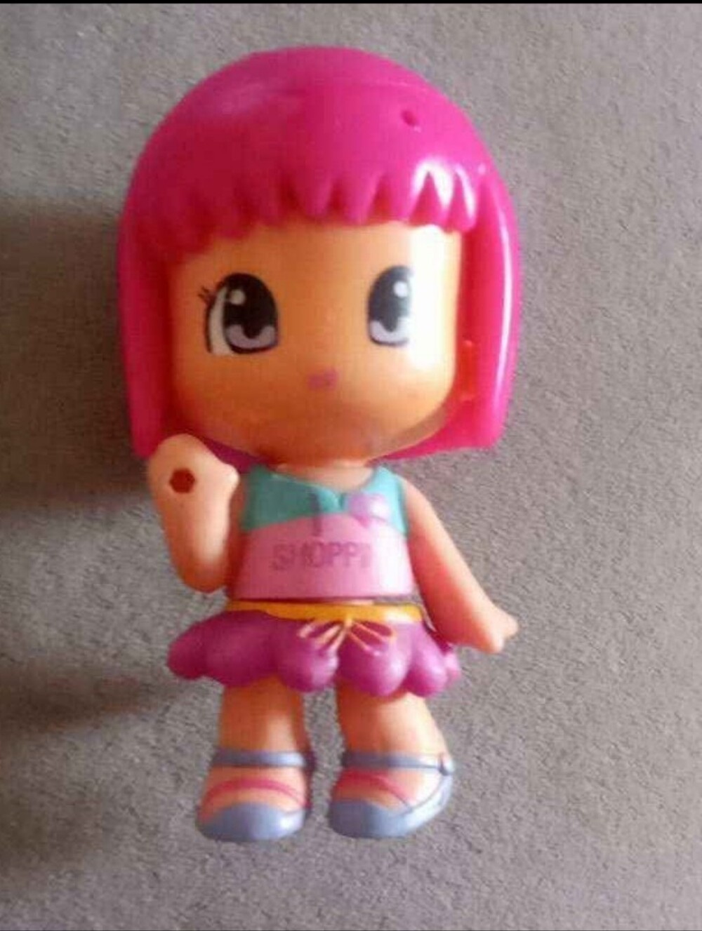 Pink-Haired Mini Doll - Kids Toys